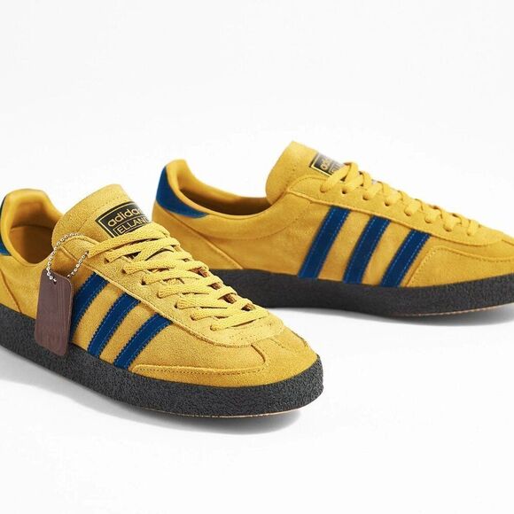 Adidas Elland SPZL 6 US 5.5 UK Spice Yellow Ash Blue SS20 Spezial Leeds United - Picture 3 of 10